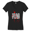 this is my zombie killing Women's V-Neck T-Shirt