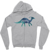 Princess Dinosaur Zipper Hoodie