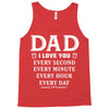 I Love You Dad Tank Top