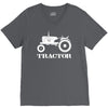 tractor driver for farmer and construction worker V-Neck Tee