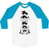 dragonball goku 3/4 Sleeve Shirt