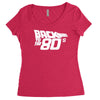 back to the 80's, funny retro Women's Triblend Scoop T-shirt