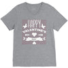 happy valentine's day V-Neck Tee