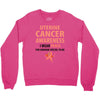 wear peach for uterine cancer Crewneck Sweatshirt