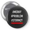 stormzy #merky Pin-back button
