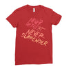 never retreat never surrender Ladies Fitted T-Shirt