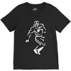 undefeated stencil football V-Neck Tee