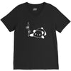panda flat out with bamboo V-Neck Tee