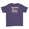 train insaiyan gym training to beat goku or krillin dbz dragon ball z Youth Tee