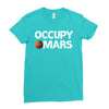 occupy mars Ladies Fitted T-Shirt