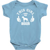 This Girl Loves Her Boxer Baby Onesie