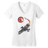 a leaf on the wind Women's V-Neck T-Shirt