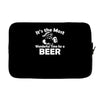 christmas shirt it's the most wonderful time for beer funny Laptop sleeve