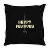 happy festivus Throw Pillow