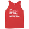 life didn't come with instructions Tank Top