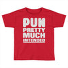 pun pretty much intended Toddler T-shirt