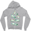 angry unicorns Zipper Hoodie