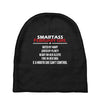 Smartass February Girl Baby Beanies