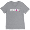 courage V-Neck Tee