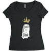 don't be a dick Women's Triblend Scoop T-shirt