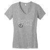 compression of time Women's V-Neck T-Shirt