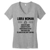 Libra Woman Women's V-Neck T-Shirt