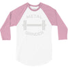 gym dumbbell 3/4 Sleeve Shirt