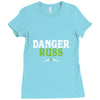 danger russ Ladies Fitted T-Shirt