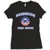 team justice Ladies Fitted T-Shirt