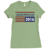 underwood 2016 flag house of cards Ladies Fitted T-Shirt