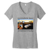 Salvador Dali The Persistence Of Memory Women's V-Neck T-Shirt