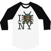 i (turtle) ny 3/4 Sleeve Shirt