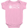eat sleep scuba dive Baby Onesie