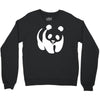 panda bear sticker vinyl decal   cute animal art car window bumper Crewneck Sweatshirt