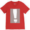 exclamation box V-Neck Tee