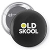 old skool Pin-back button