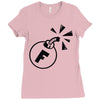 f bomb Ladies Fitted T-Shirt