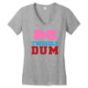 tweedle dee matching Women's V-Neck T-Shirt
