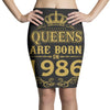 queens are born in 1986 Pencil Skirts