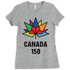 Canada 150th Anniversary Ladies Fitted T-Shirt