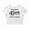 peace through superior firepower Crop Top