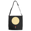 minimal solar system Adjustable Strap Totes