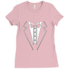 classic black tuxedo t shirt Ladies Fitted T-Shirt