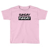 sunday funday t shirt funny jersey shore football Toddler T-shirt