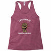 id rather be fighting the man Racerback Tank