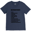 rules for dating my daughter shirt t shirt perfect father's gift V-Neck Tee