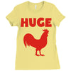 huge cock Ladies Fitted T-Shirt