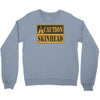 caution skinhead, ideal birthday gift or present Crewneck Sweatshirt