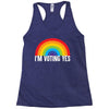 I Am Voting Yes Racerback Tank