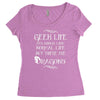 geek life Women's Triblend Scoop T-shirt